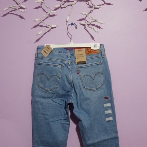 light blue skinny jeans / levi's - Picture 5 of 6